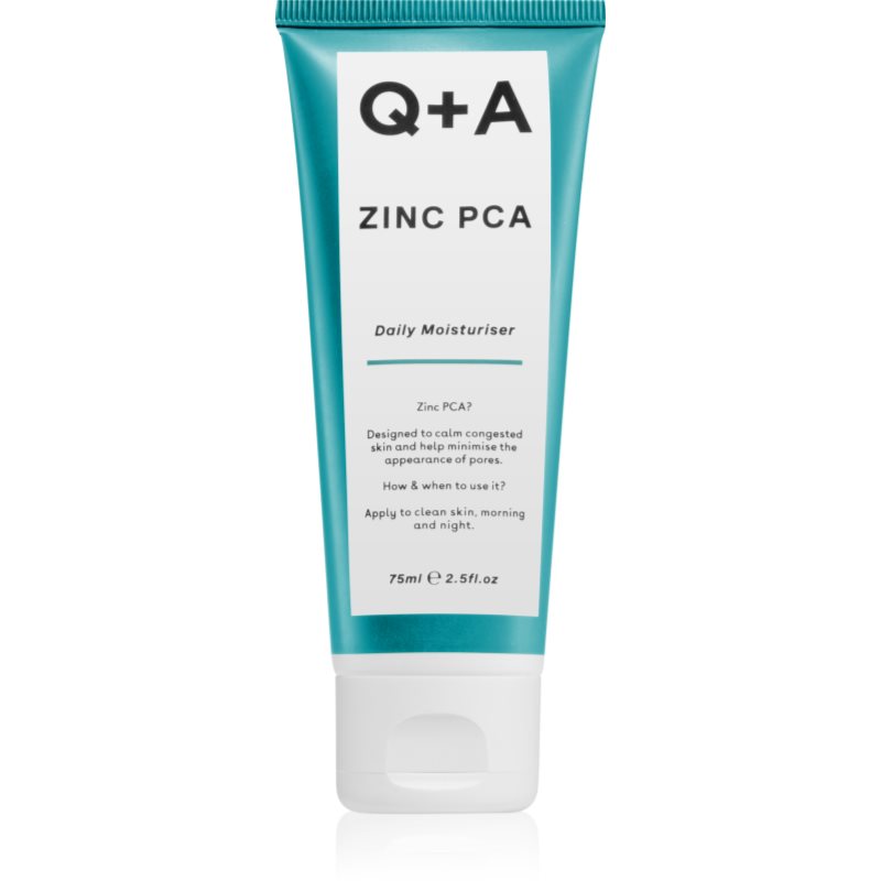 Q+A Zinc PCA стягащ крем за кожа за изглаждане на кожата и минимизиране на порите 75 мл. на ниска цена