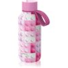 Quokka Solid Kids термобутилка със закачалка Pink Bricks 330 мл.