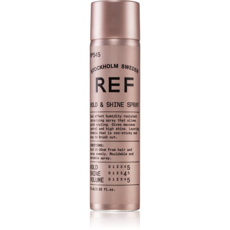 REF Hold & Shine Spray N°545 лак за коса с блясък 75 мл.