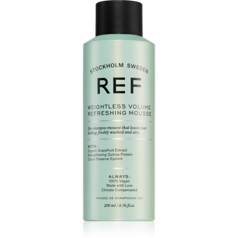 REF Weightless Volume Refreshing Mousse сух шампоан пяна за обем 200 мл.