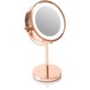 RIO Rose gold mirror огледало за гримиране с LED осветление 1 бр.