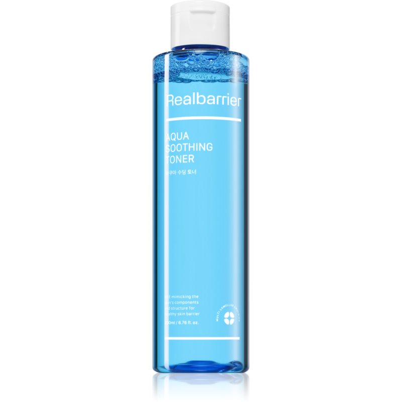 Real Barrier Aqua Soothing Toner хидратиращ тоник за успокояване на кожата 200 мл.