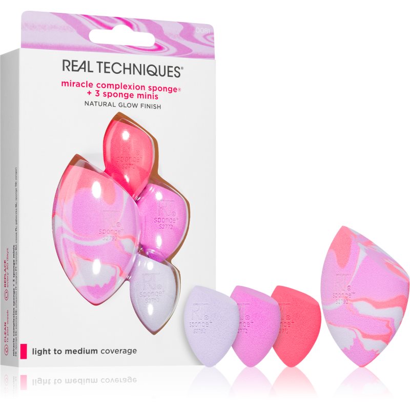 Real Techniques Berry Pop комплект мини гъбички за пръсти на ниска цена