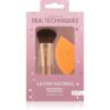 Real Techniques Glowstorm Mini Brush + Sponge Set комплект четки