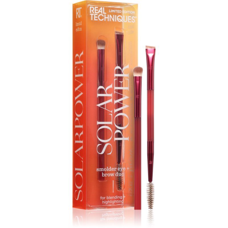 Real Techniques Smolder Eye and Brow Duo комплект четки 1 бр.