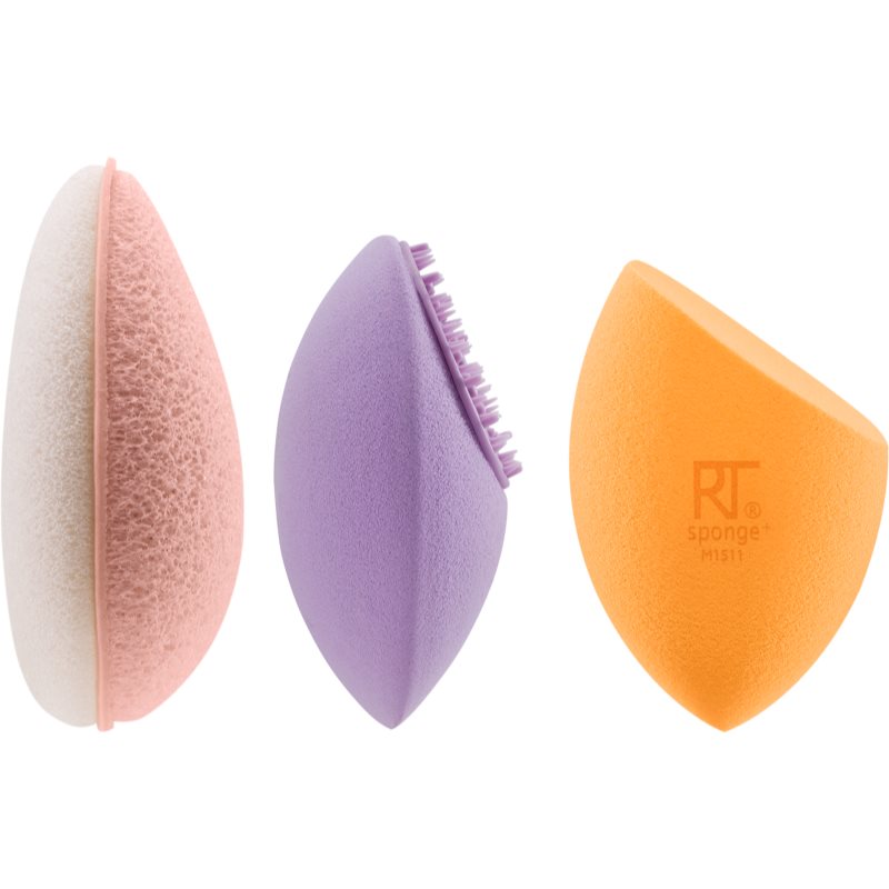 Real Techniques Sponge+ Glow Radiance комплект апликатори за съвършен външен вид на ниска цена