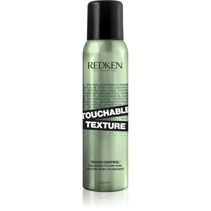 Redken Touchable Texture стилизираща пяна за дефиниране и оформяне на прическа 200 мл.