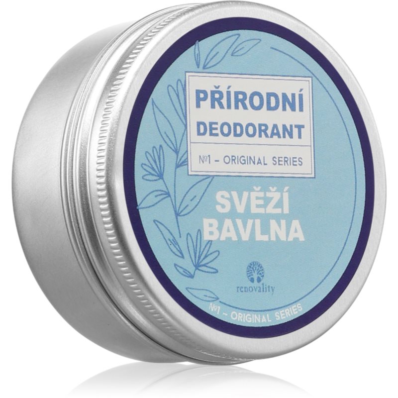 Renovality Original Series Natural Deodorant дезодорант стик с аромат Fresh Cotton 50 мл.