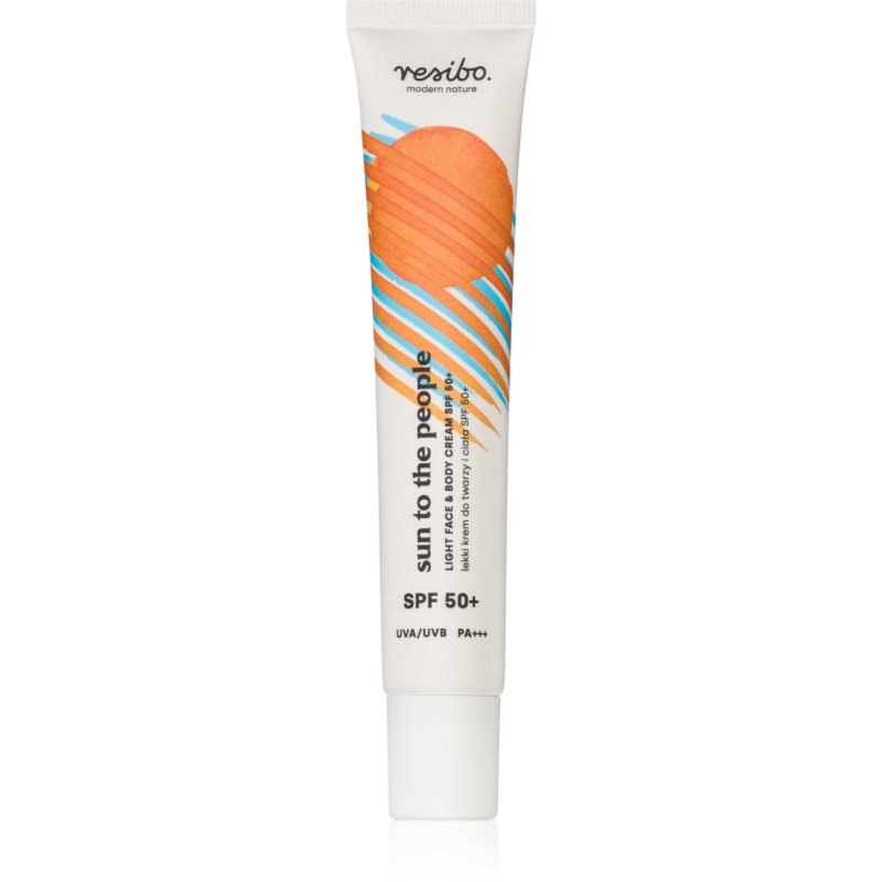 Resibo Sun to the People Light face and body cream SPF50 крем за лице и тяло SPF 50 50 мл. на ниска цена