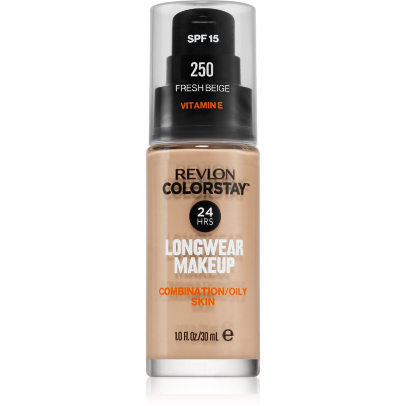 Revlon Cosmetics ColorStay™ дълготраен матиращ фон дьо тен за смесена и мазна кожа цвят 250 Fresh Beige 30 мл.