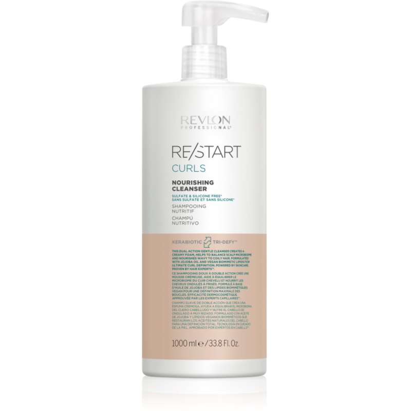 Revlon Professional Re/Start Curls безсулфатен шампоан за чуплива и къдрава коса 1000 мл.