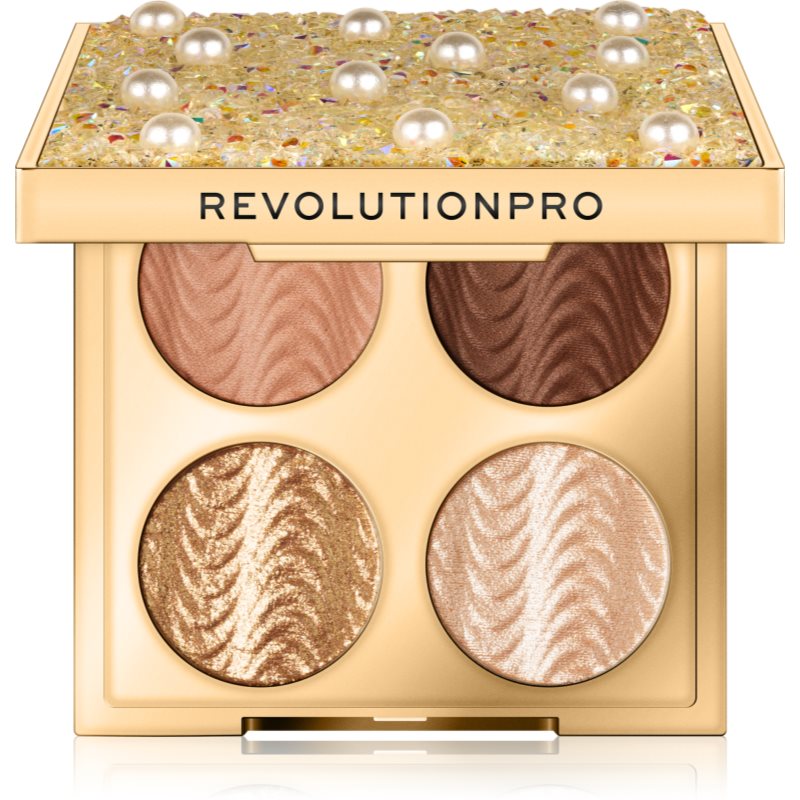 Revolution PRO Ultimate Eye Look палитра сенки за очи цвят Diamonds & Pearls 3.2 гр.
