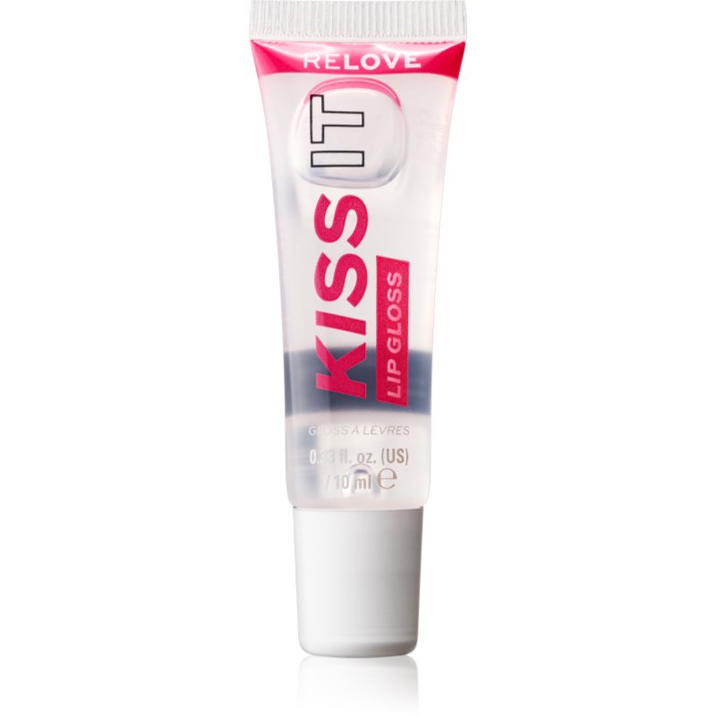 Revolution Relove Kiss It хидратиращ блясък за устни цвят Sorbet Clear 10 мл.