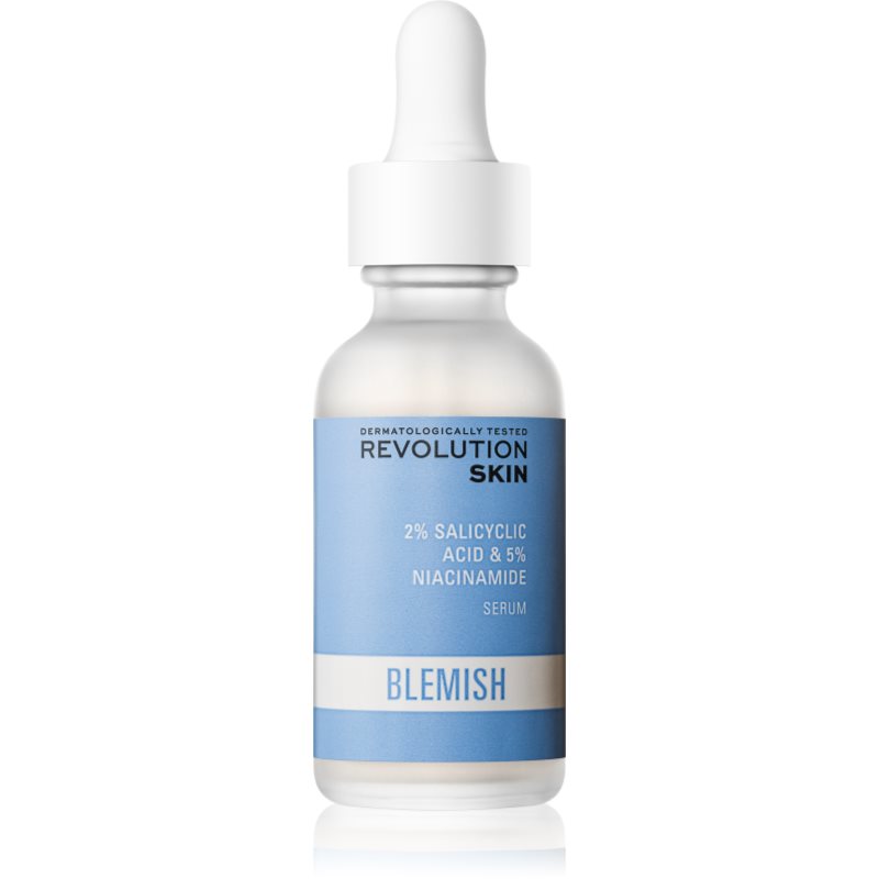 Revolution Skincare Blemish 2% Salicylic Acid & 5% Niacinamide успокояващ серум за проблемна кожа