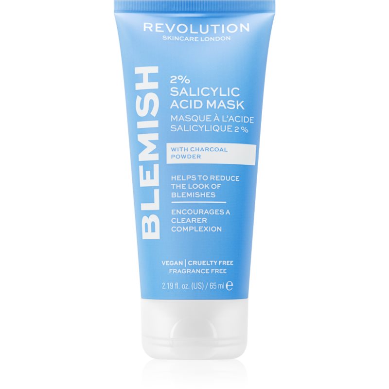 Revolution Skincare Blemish 2% Salicylic Acid почистваща маска с 2% салицилова киселина 65 мл.