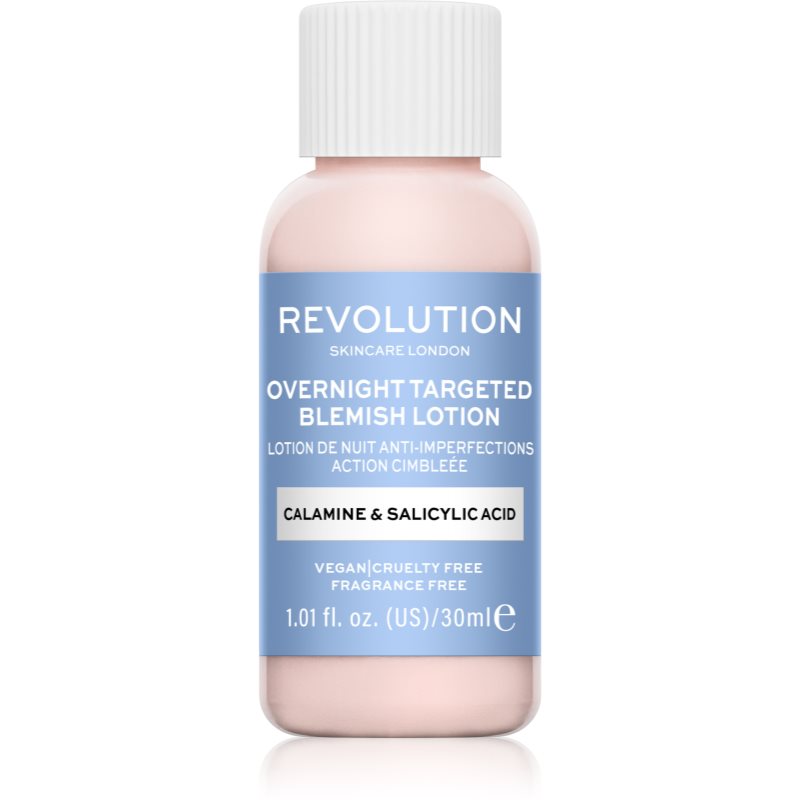 Revolution Skincare Blemish Calamine & Salicylic Acid локална грижа против акне за нощ 30 мл. на ниска цена