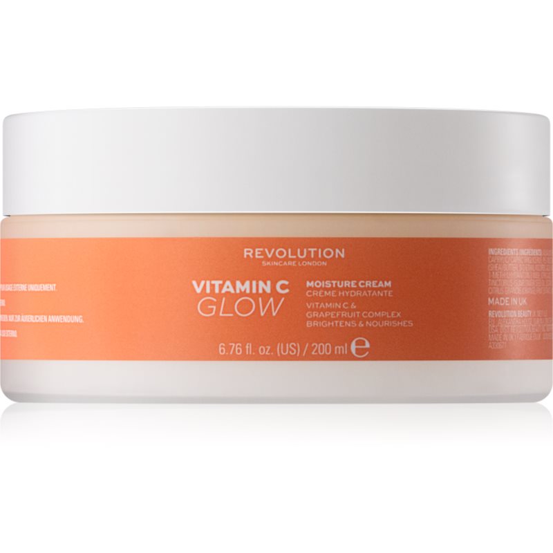 Revolution Skincare Body Vitamin C (Glow) озаряващ хидратиращ крем за тяло 200 мл.