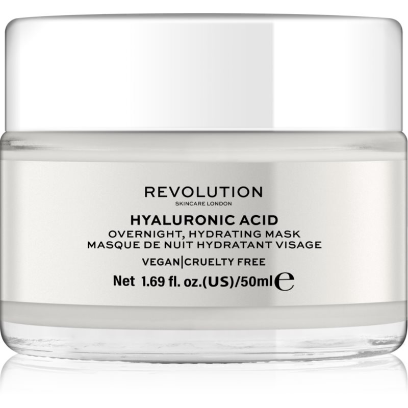 Revolution Skincare Hyaluronic Acid нощна хидратираща маска за лице 50 мл. на ниска цена