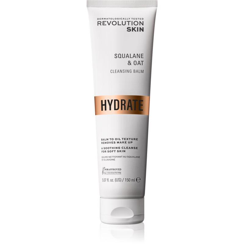 Revolution Skincare Hydrate Squalane & Oat балсам за почистване и премахване на грим 150 мл.