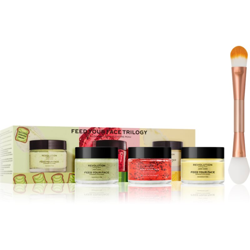 Revolution Skincare X Jake-Jamie Feed Your Face комплект маски за лице