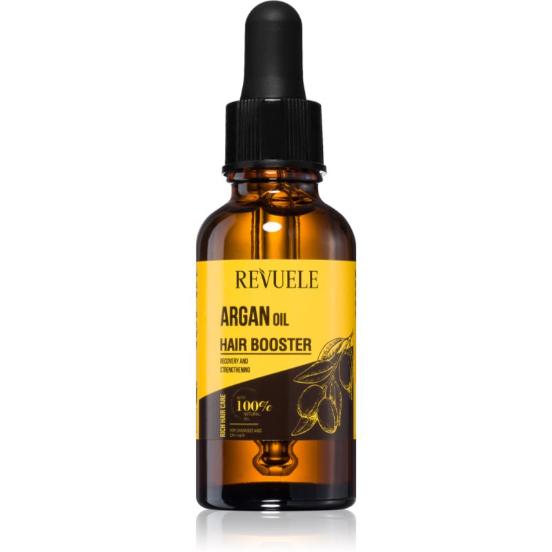 Revuele Argan Oil Hair Booster укрепващ серум за суха и увредена коса 30 мл.