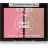 Revuele Blush & Highlighter Duo озаряващ руж цвят Pinky Vibes 8 гр.