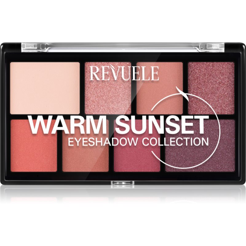 Revuele Eyeshadow Collection палитра от сенки за очи цвят Warm Sunset 15 гр.