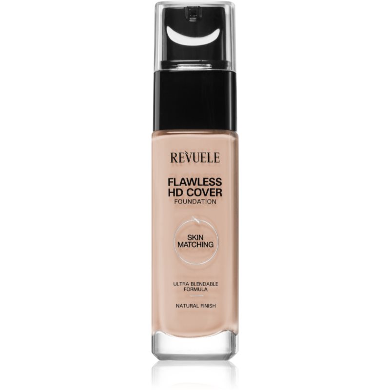 Revuele Flawless HD Cover Foundation лек фон дьо тен за перфектен външен вид цвят 01 Ivory 33 мл.