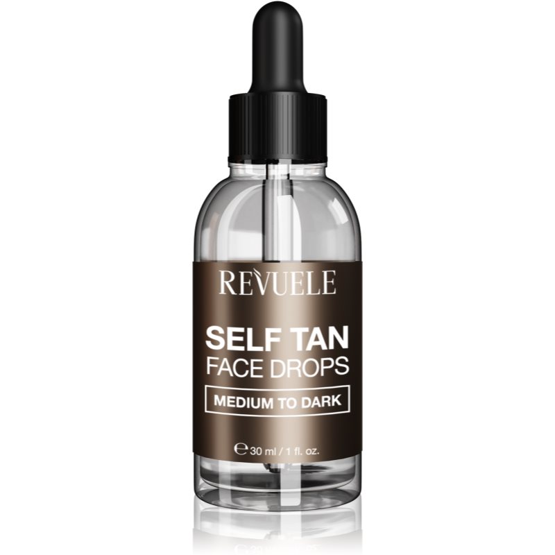 Revuele Paradise Bronze Self Tan Face Drops автобронзантни капки за лице цвят Medium To Dark 30 мл.