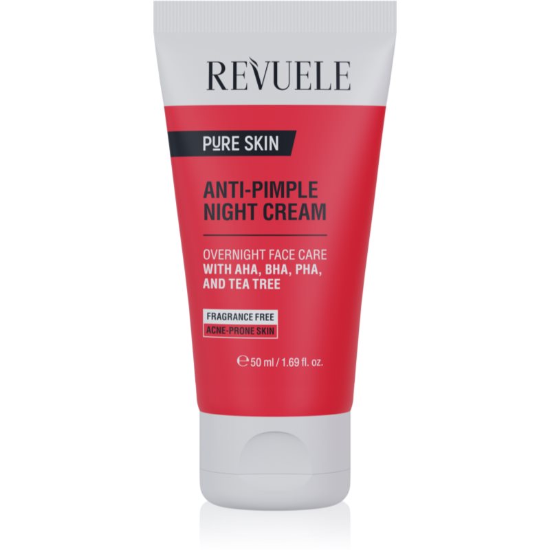 Revuele Pure Skin Anti-Pimple нощен крем против акне 50 мл.