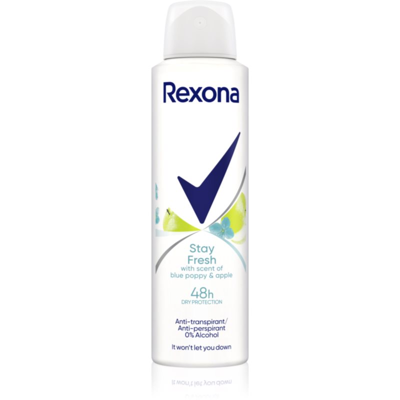Rexona Stay Fresh Blue Poppy & Apple антиперспирант-спрей 48 часа 150 мл.