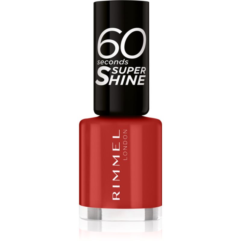 Rimmel 60 Seconds Super Shine лак за нокти цвят 310 Double Decker Red 8 мл. на ниска цена