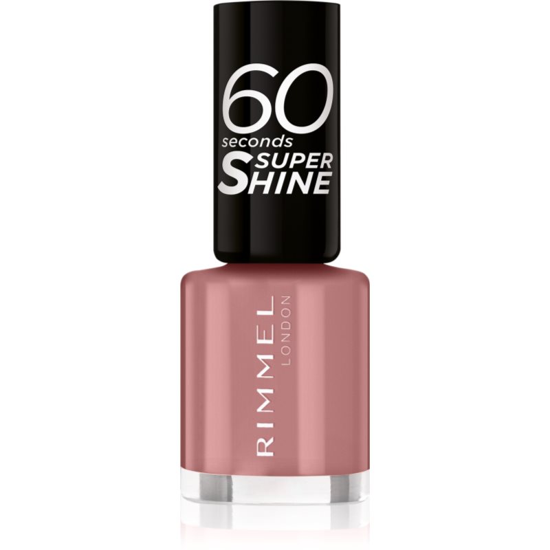 Rimmel 60 Seconds Super Shine лак за нокти цвят 711 Xposed 8 мл.