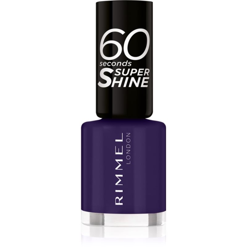 Rimmel 60 Seconds Super Shine лак за нокти цвят 720 Sea In The Dark 8 мл.