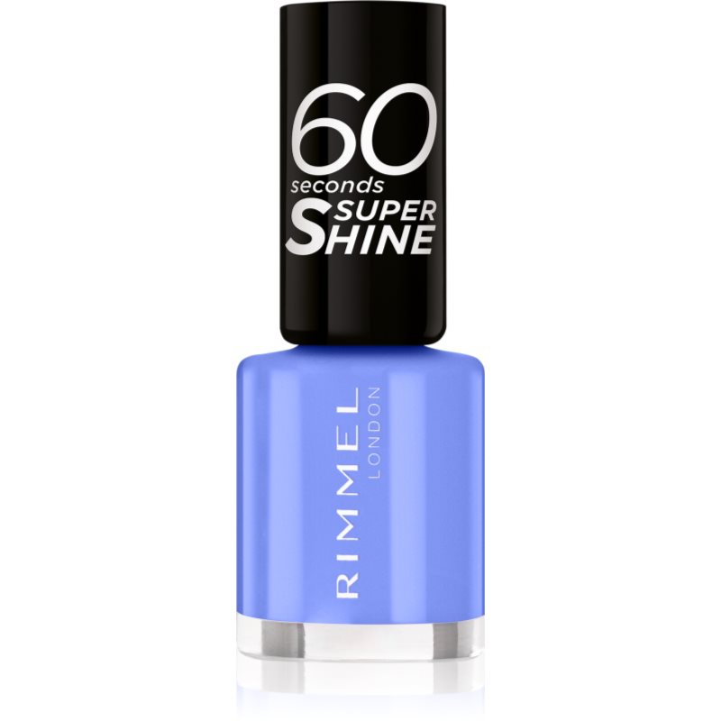 Rimmel 60 Seconds Super Shine лак за нокти цвят 856 Blue Breeze 8 мл.