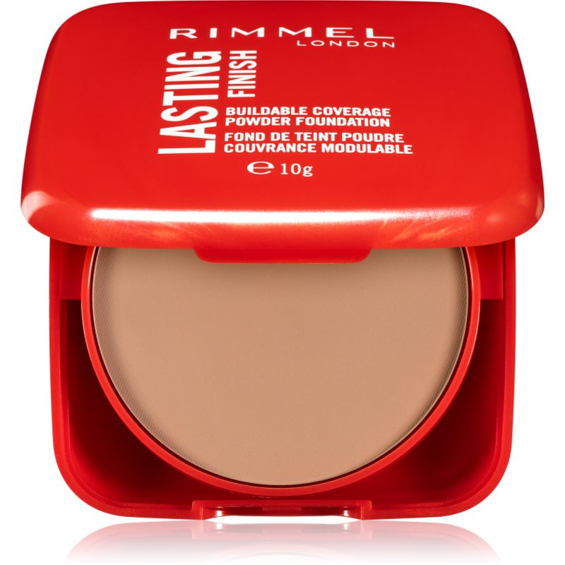 Rimmel Lasting Finish Buildable Coverage нежна компактна пудра цвят 006 Rose Vanilla 7 гр.