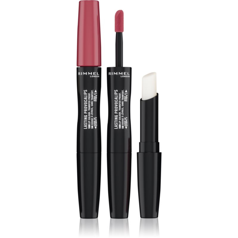 Rimmel Lasting Provocalips Double Ended дълготрайно червило цвят 210 Pinkcase Of Emergency 3