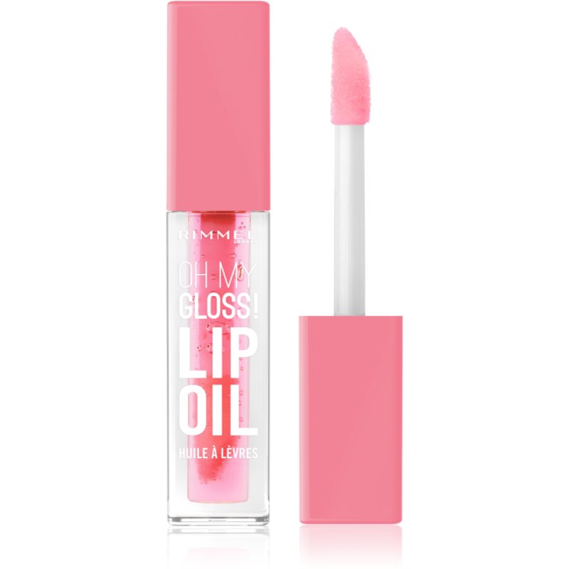 Rimmel Oh My Gloss! Lip Oil масло от нар с хидратиращ ефект цвят 001 Pink Flush 4