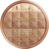 Rimmel Radiance Brick бронзираща озаряваща пудра цвят 001 Light 12 гр.
