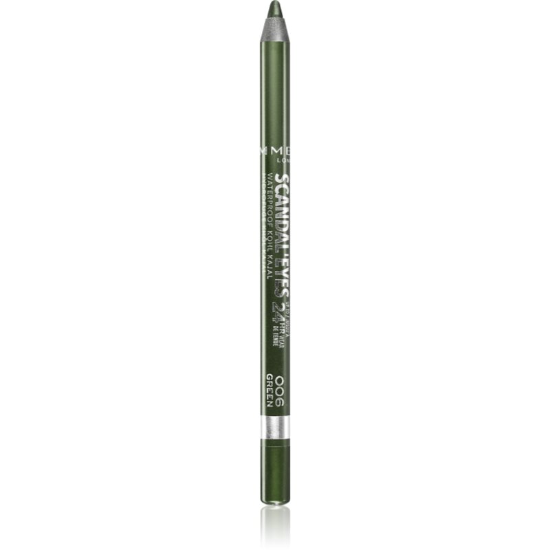 Rimmel ScandalEyes Waterproof Kohl Kajal водоустойчив молив за очи цвят 006 Green 1