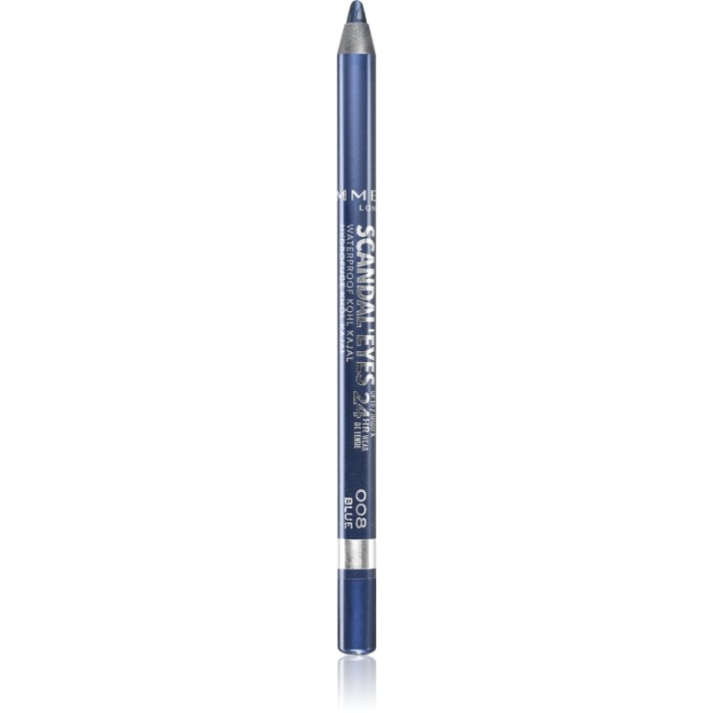 Rimmel ScandalEyes Waterproof Kohl Kajal водоустойчив молив за очи цвят 008 Blue 1