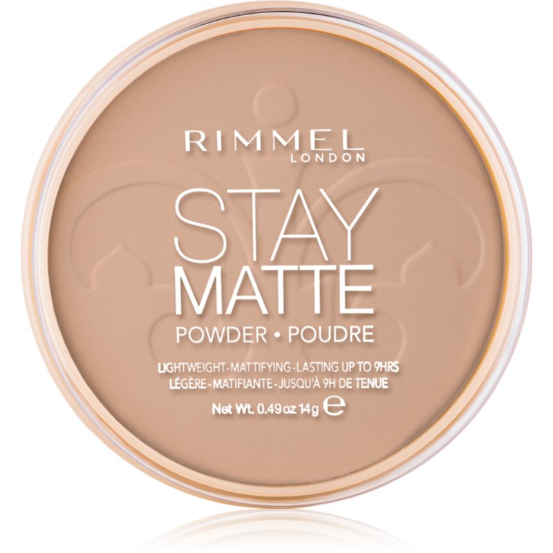 Rimmel Stay Matte пудра цвят 010 Warm Honey 14 гр.