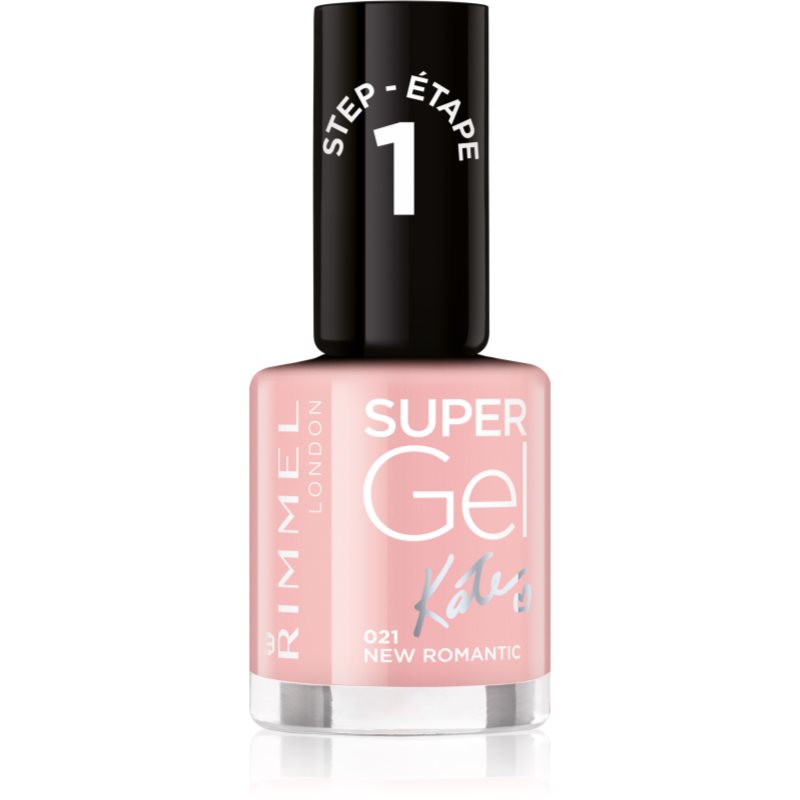Rimmel Super Gel By Kate гел лак за нокти без използване на UV/LED лампа цвят 021 New Romantic 12 мл.