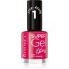 Rimmel Super Gel By Kate гел лак за нокти без използване на UV/LED лампа цвят 024 Red Ginger 12 мл.