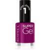 Rimmel Super Gel гел лак за нокти без използване на UV/LED лампа цвят 025 Urban Purple 12 мл.