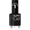 Rimmel Super Gel гел лак за нокти без използване на UV/LED лампа цвят 070 Black Obsession 12 мл.