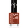 Rimmel Super Gel гел лак за нокти без използване на UV/LED лампа цвят 075 Amber Glow 12 мл.