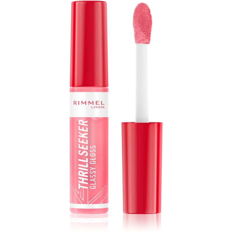 Rimmel Thrill Seeker Glassy Gloss блясък за устни за по-голям обем цвят 500 Pine to the Apple 10 мл.