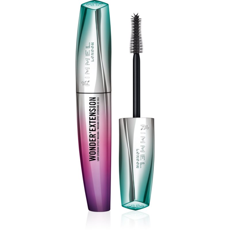 Rimmel Wonder'Extension удължаваща спирала за плътни мигли цвят 001 Black 11 мл.