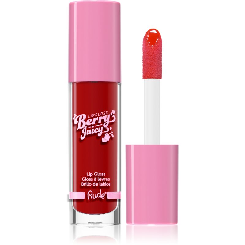 Rude Cosmetics Berry Juicy хидратиращ блясък за устни цвят Coral Kiss 4 гр.